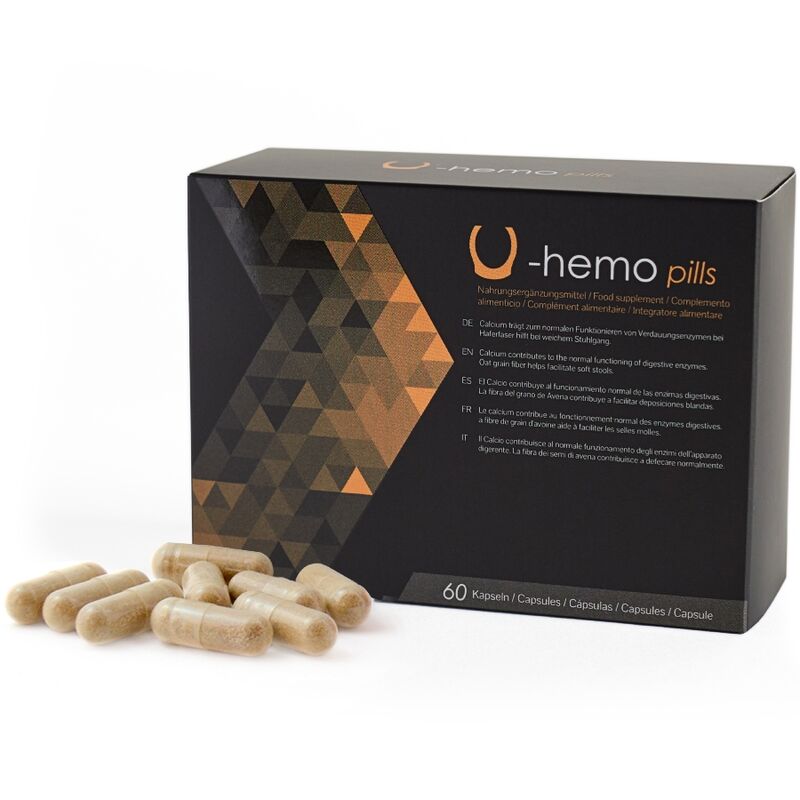 500 Cosmetics - U-Hemo Capsules to Prevent Hemorrhoids - 60 Capsules
